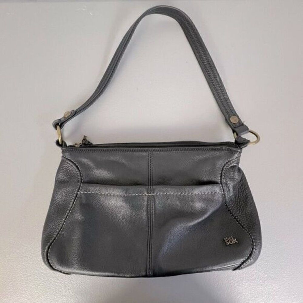 THE SAK WOMENS BLACK LEATHER PURSE